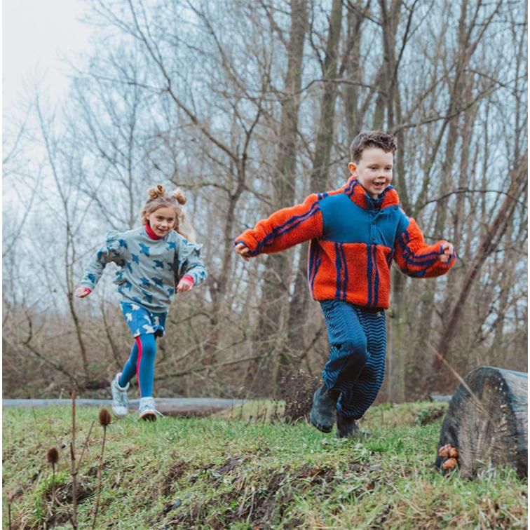 CarlijnQ カーラインク アウター ジャケット stripe koi - kids