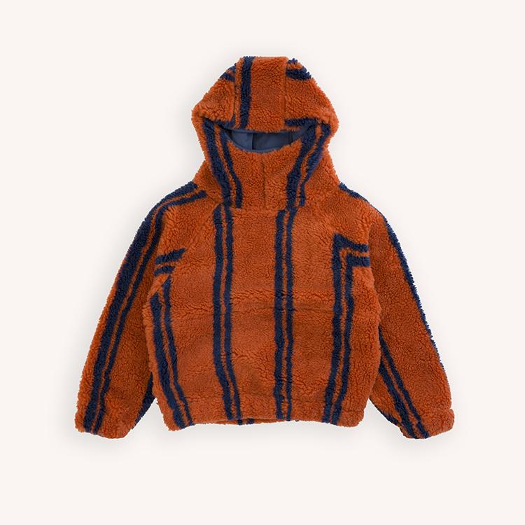 CarlijnQ カーラインク アウター ジャケット stripe koi - big hoodie