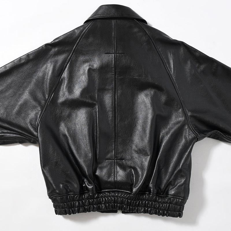 Juha（ユハ） レザージャケット ボンバージャケット ブルゾン アウター