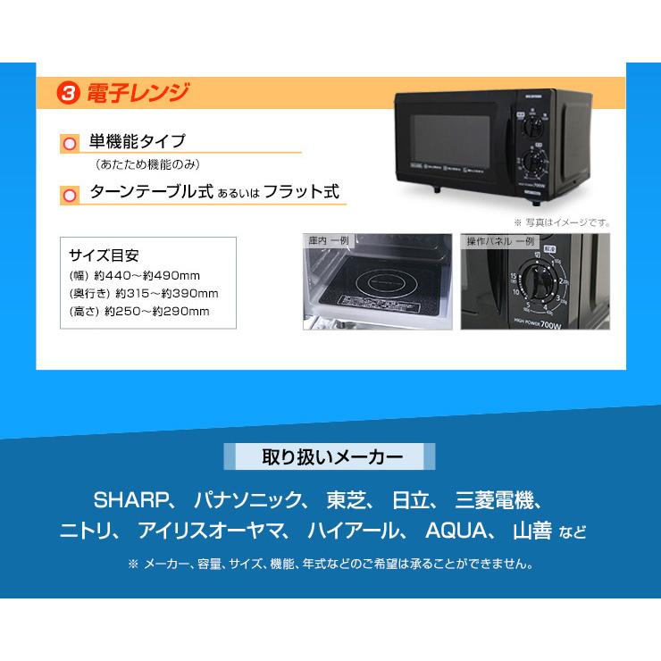 Panasonic（パナソニック） 中古家電セット 一人暮らし 単身用 3点