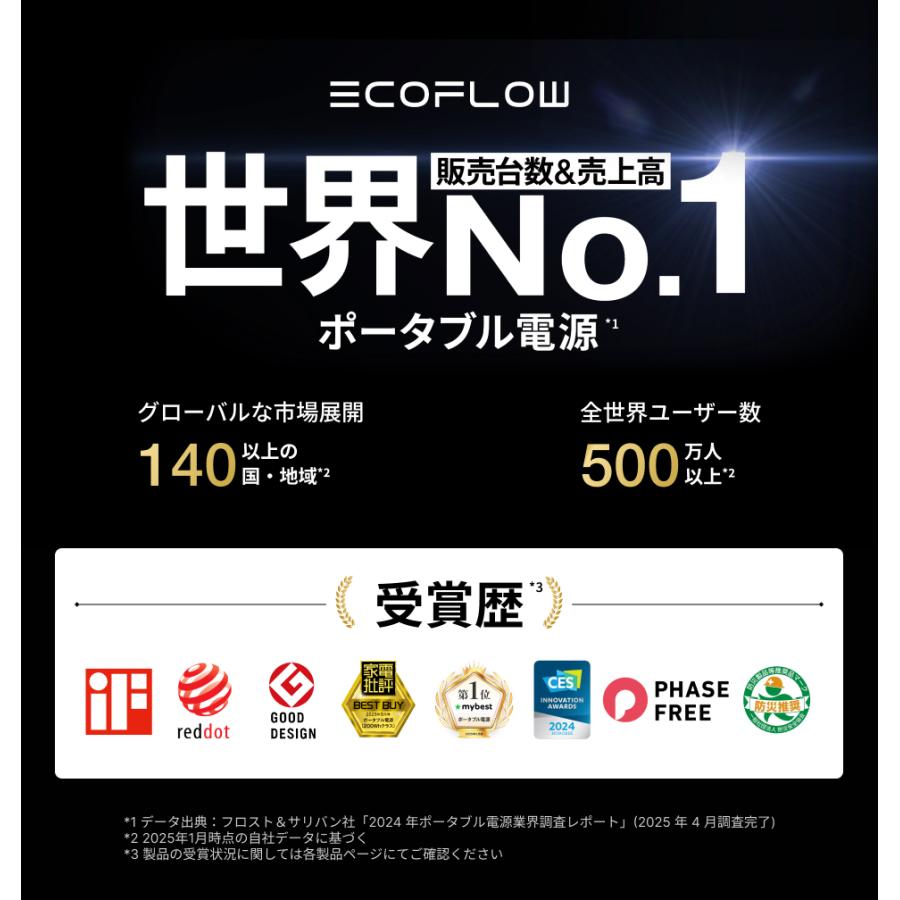 EcoFlow 60W(Type-c) ソーラーパネル ソーラーチャージャー 太陽光