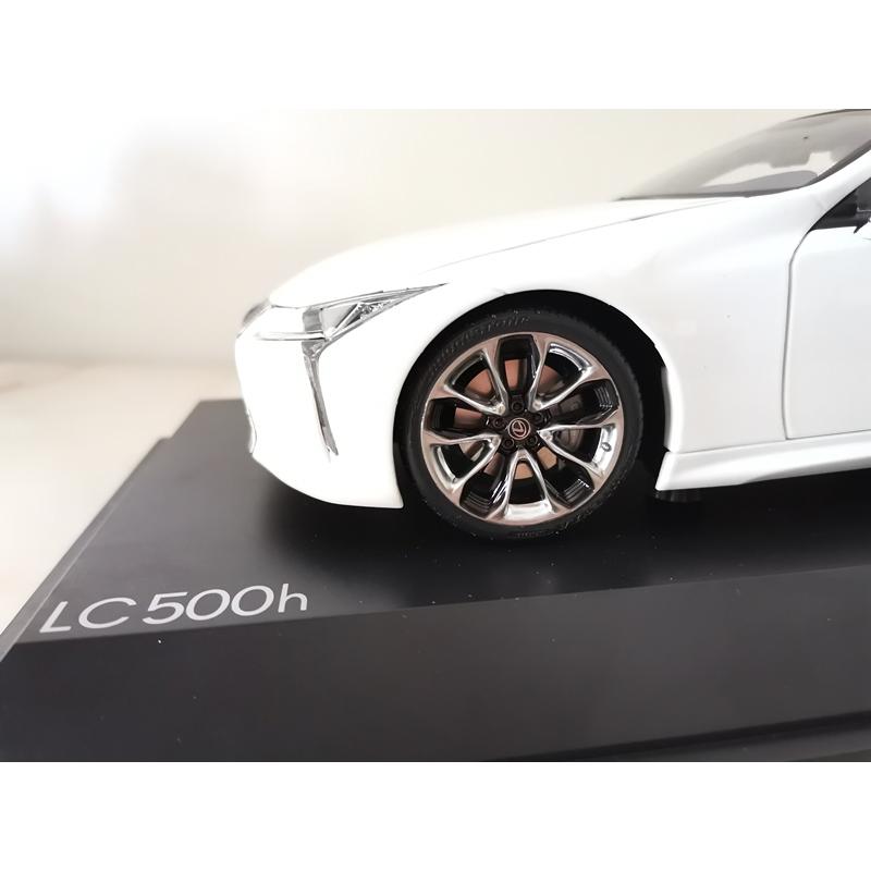 レクサス LEXUS LC500h 1/18スケール ミニカー 模型 三色 ホワイト