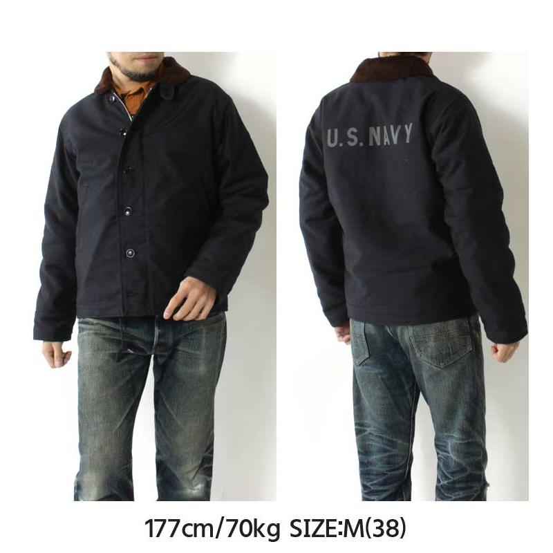 BUZZ RICKSON'S バズリクソンズ N-1 デッキジャケット ネイビー