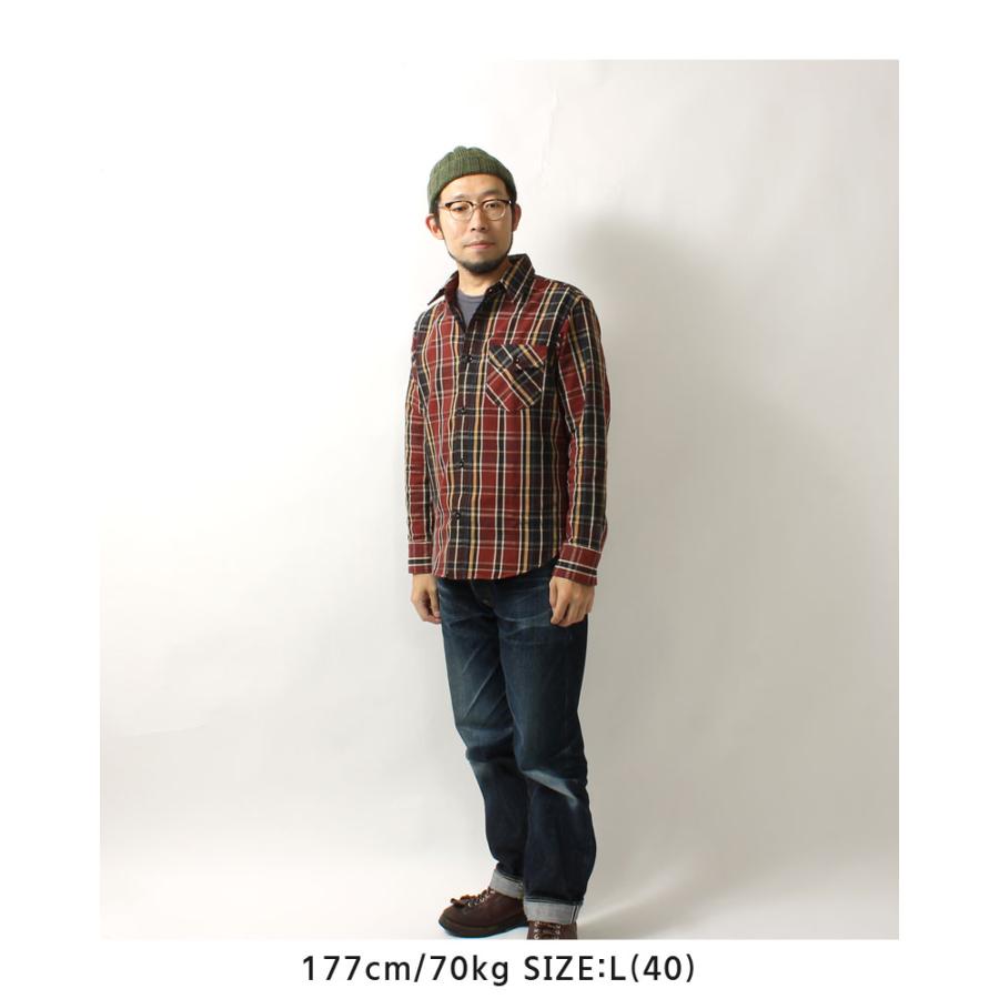 DELUXEWARE（デラックスウエア） ネルシャツ 2023秋冬 新作 HV-49 W