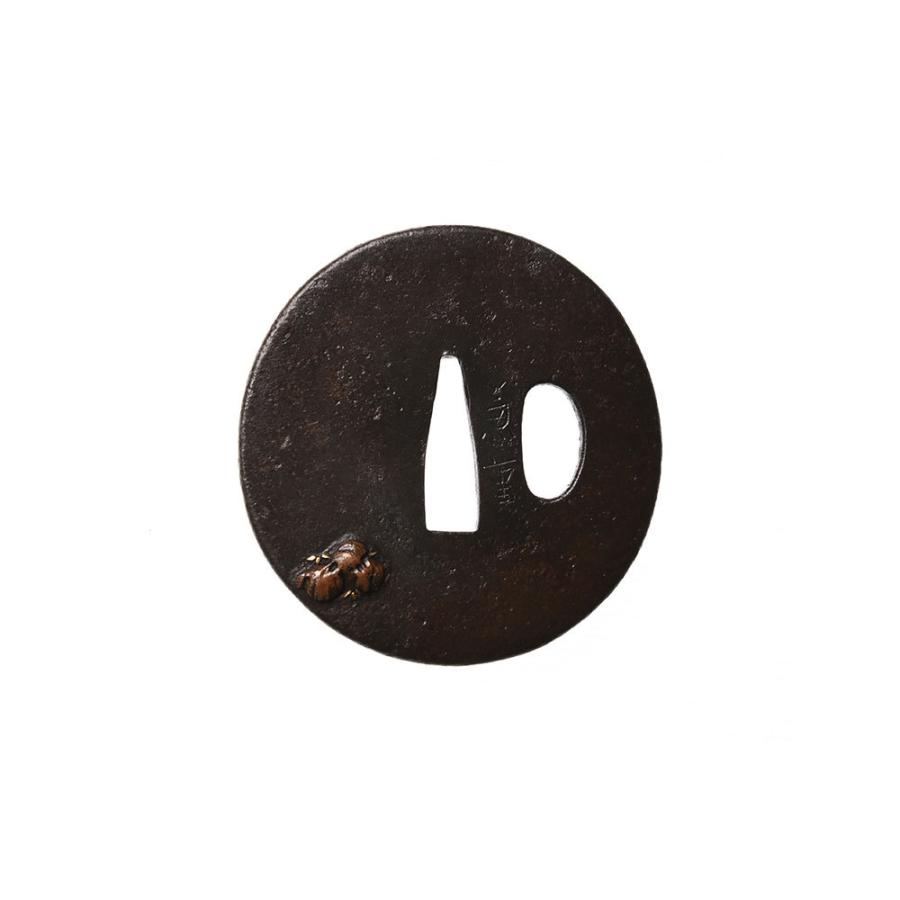 鍔・鐔 銘 法安兼重 黄初平図鍔【特別保存刀装具】刀装具 日本刀 刀剣