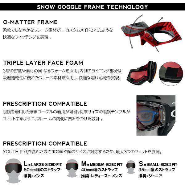 OAKLEY（オークリー） フォールライン M スノー ゴーグル メンズ