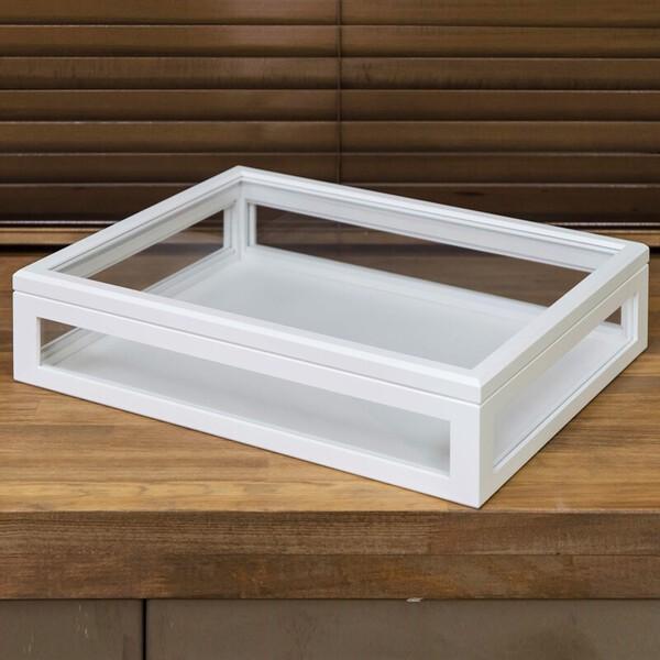 コレクションケース 卓上 木製 ガラス 完成品 時計 小型 メガネ