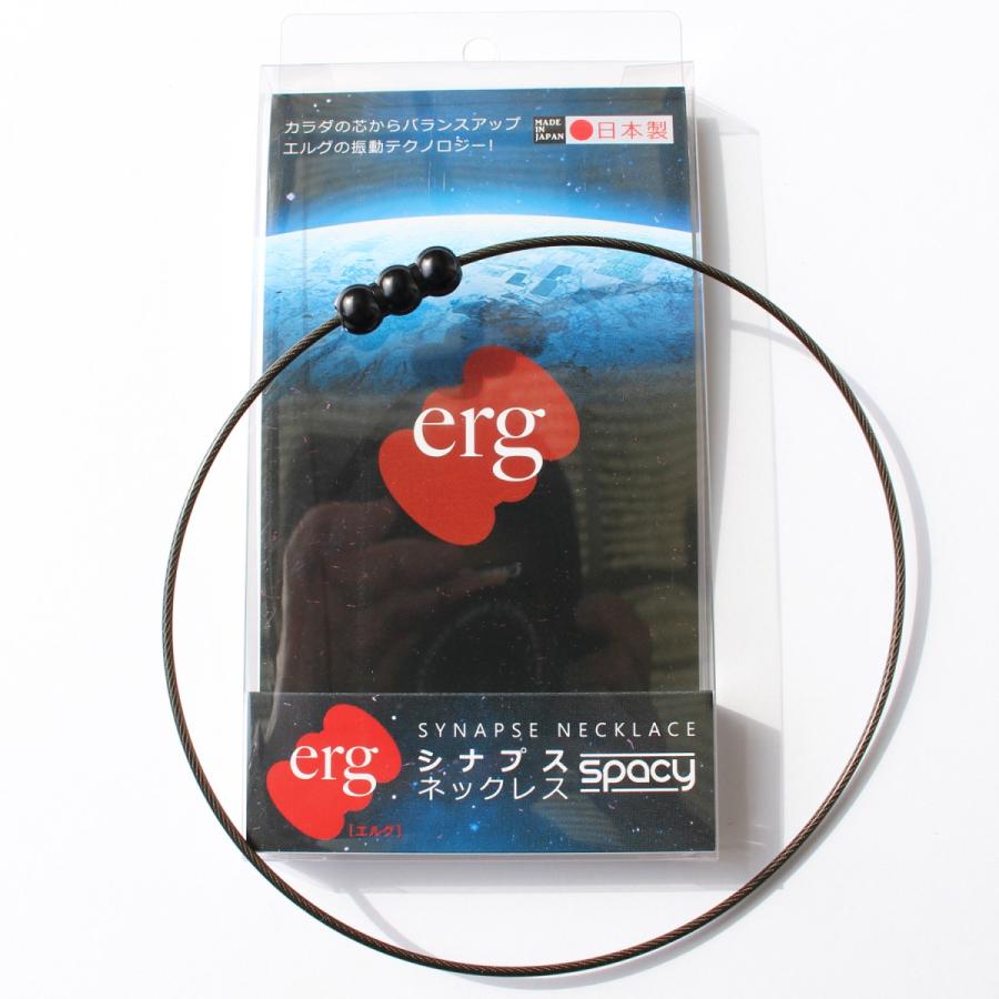 erg]エルグ・シナプスネックレスSPACY ガンメタコスモブラック