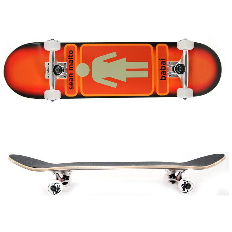 スケボー コンプリート ガール GIRL MALTO 93TIL COMPLETE DECK サイズ