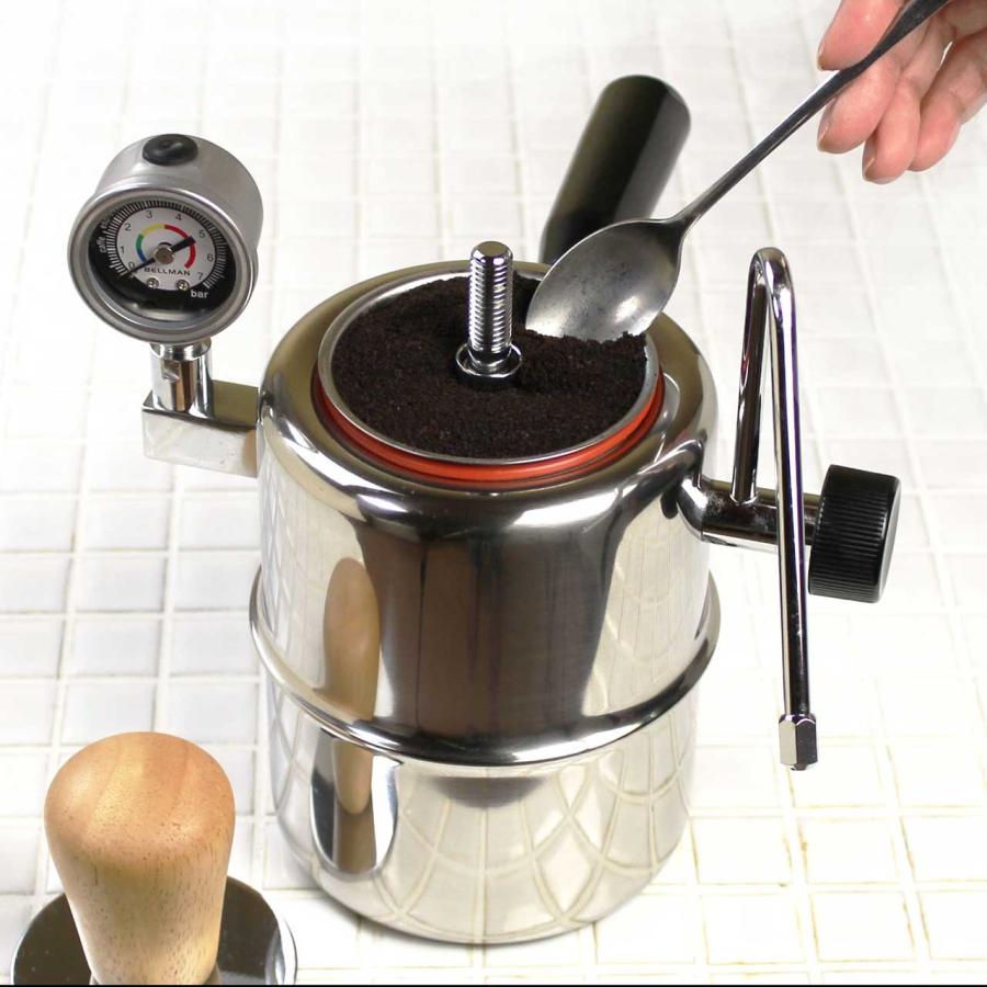 圧力計付き エスプレッソ＆カプチーノメーカー「ベルマンCX-25P