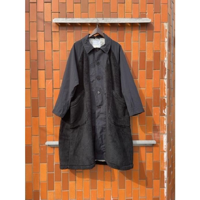 H.UNIT STORE LABEL HUNIT エイチユニット Nylon×Boa switching coat