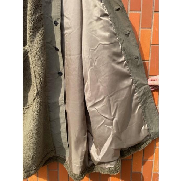 H.UNIT STORE LABEL HUNIT エイチユニット Nylon×Boa switching coat