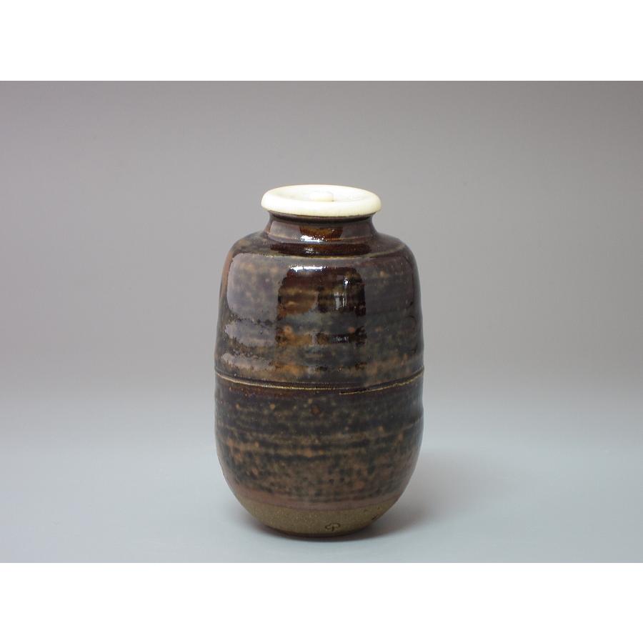 大名物 古瀬戸茶入 筒井肩衝写 瑞光窯 佐々木八十二造 共箱 : 茶道具商