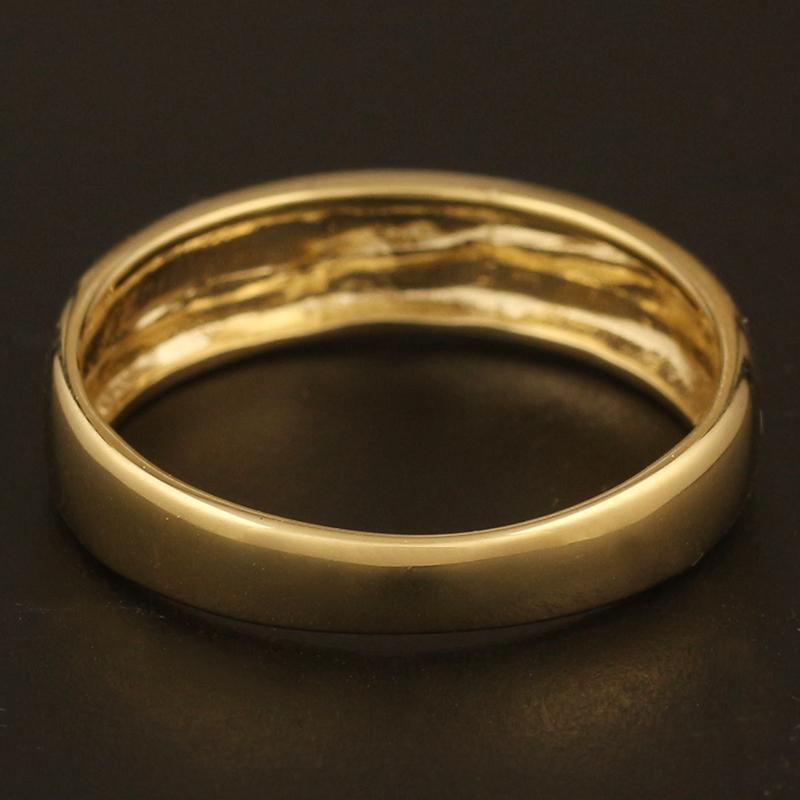 18金 リング レディース 指輪 K18 ゴールド ワイド 地金 ジガネ