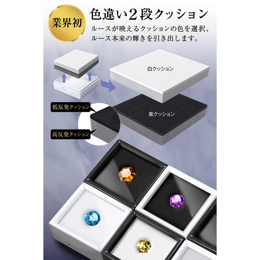 今だけ☆レビューで特典配布中] ルースケース 4cm 40個セット 白 黒 2