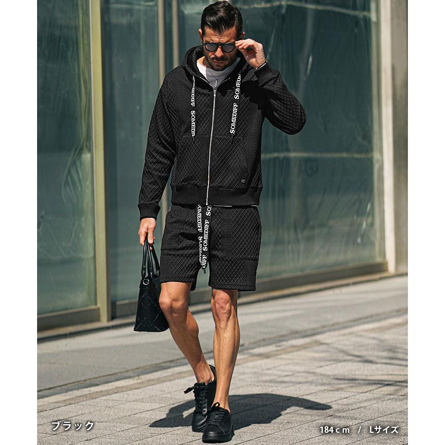 SOMEDIFF（サムディフ） セットアップ メンズ 上下セット パーカー