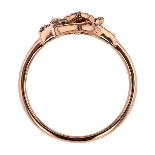 ESTELLE エステール K18PG ピンクゴールド リング ダイヤモンド 0.15ct