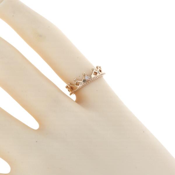 NOJESS ノジェス K10PG ピンクゴールド リング ダイヤモンド ティアラ