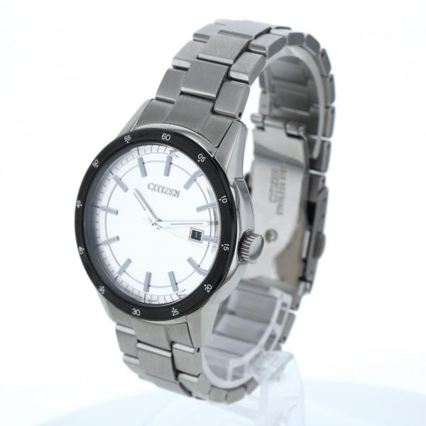 シチズン CITIZEN エコドライブ J810-S083478 ソーラー シルバー 文字