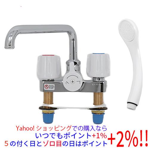 SANEI ツーバルブデッキシャワー混合栓 共用形 SK71-W-13 : エクセラー