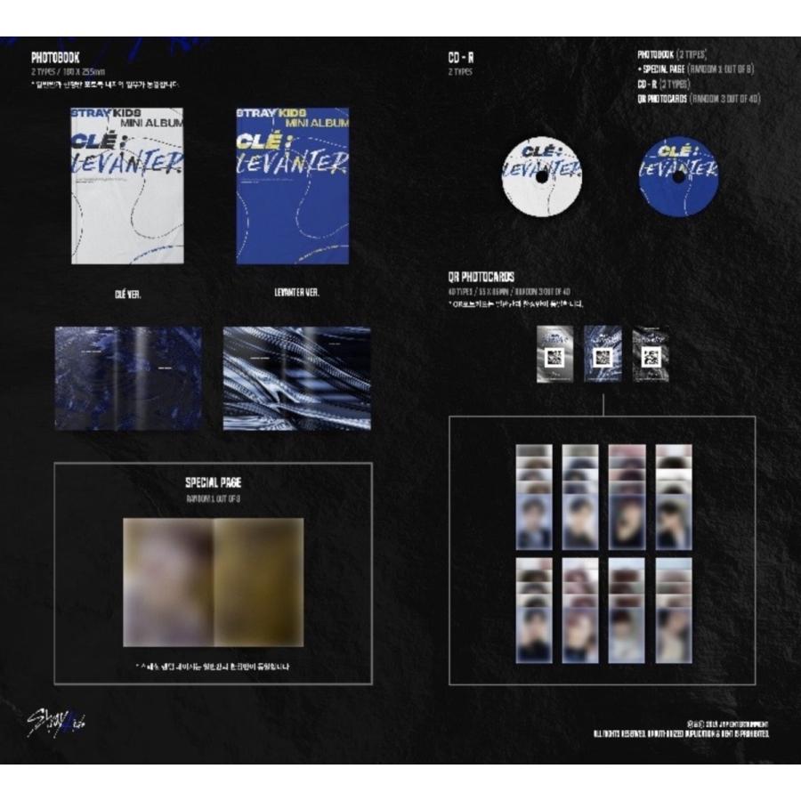 国内発送 STRAY KIDS - Cle : LEVANTER Mini Album CD 韓国盤