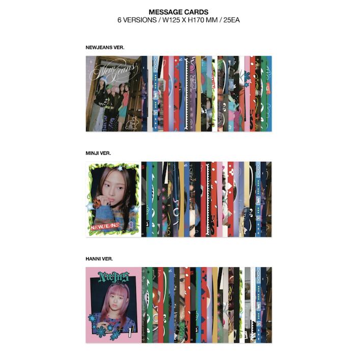 NewJeans OMG Message Card ver 1st Single CD 韓国盤 公式 アルバム