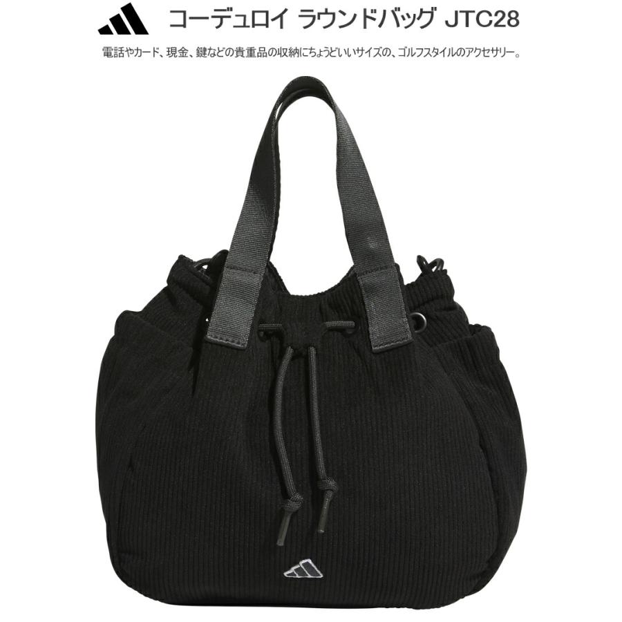 adidas（アディダス） ゴルフ コーデュロイ ラウンドバッグ レディース