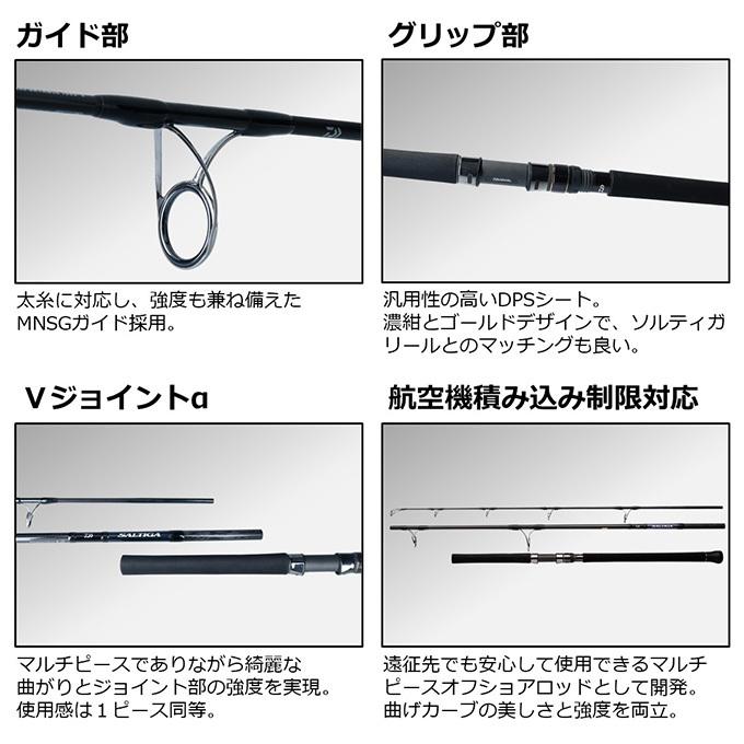 DAIWA（ダイワ） ソルティガ エアポータブル C83-10 スピニングモデル
