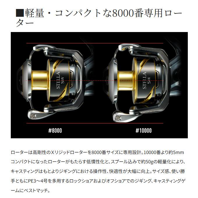 シマノ（SHIMANO） 25 ステラ SW 8000HG (2025年モデル) スピニング