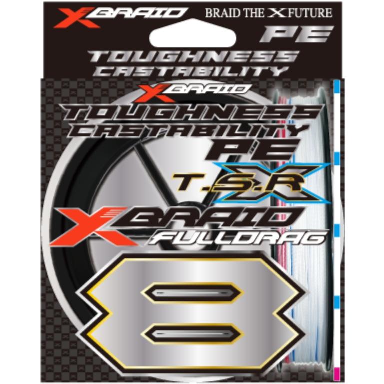 XBRAID YGK・よつあみ フルドラグTSR X8 300m 15号 180Lbs 8本組PE