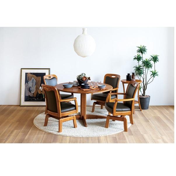 浜本工芸 [開梱設置送料無料] 5年保証 円形ダイニングテーブル No.1700