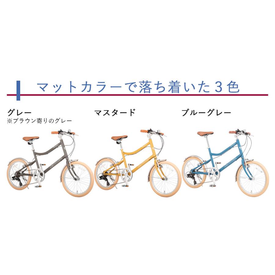 CANOVER 完成品 ミニベロ 小径自転車 20インチ 組立済 軽量 アルミ