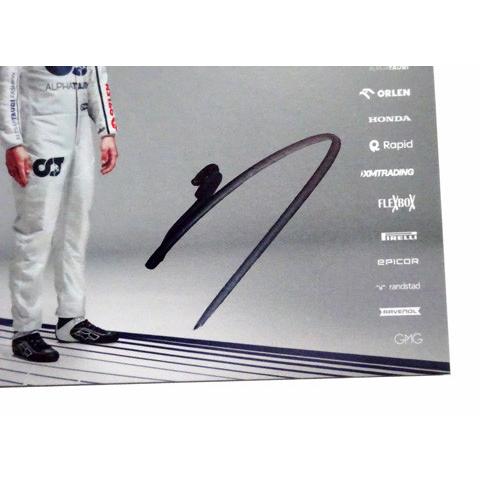 2023 角田裕毅 アルファタウリ 直筆サイン入 ドライバーズカード