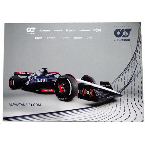 2023 角田裕毅 アルファタウリ 直筆サイン入 ドライバーズカード