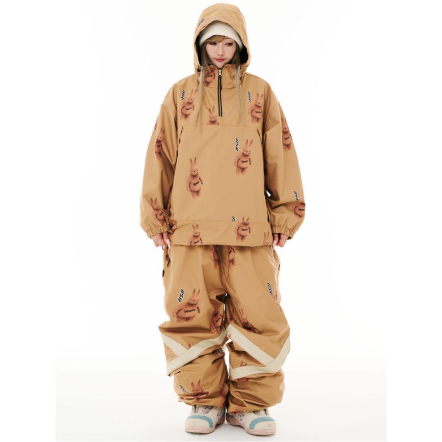 BSRABBIT ORIGINAL POT-X REFLECTIVE WIDE JOGGER PANTS スノーボード