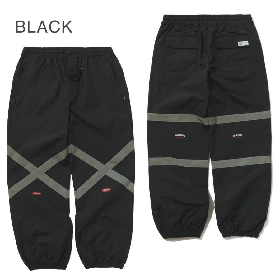BSRABBIT ORIGINAL POT-X REFLECTIVE WIDE JOGGER PANTS スノーボード
