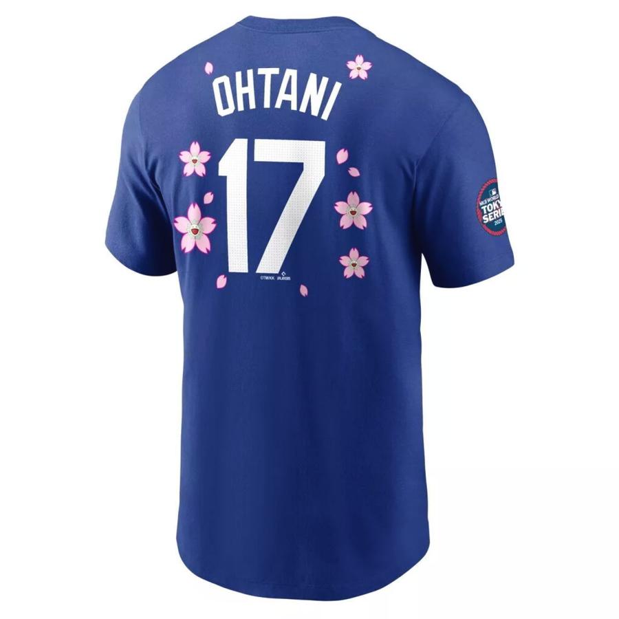 村上隆 x MLB Mサイズ 大谷翔平 17 ブルー Tシャツ 2025年 東京