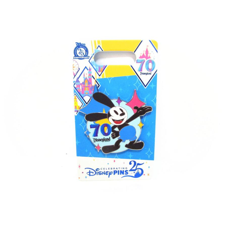 ディズニーランド70周年記念 アニバーサリー オズワルド ピンバッジ