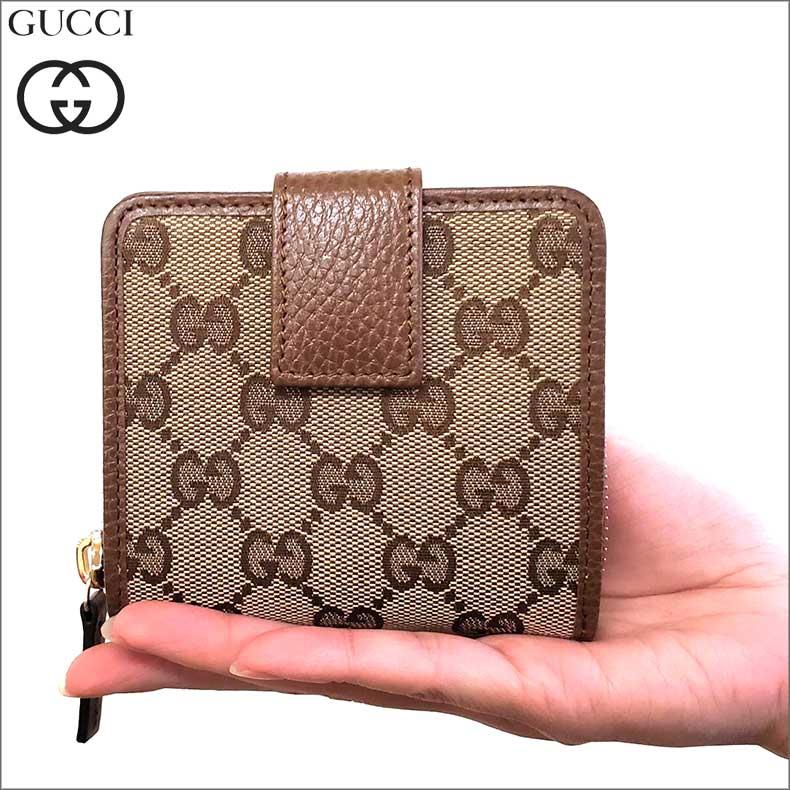 GUCCI（グッチ） 財布 二つ折り財布 オリジナル GG柄 アウトレット