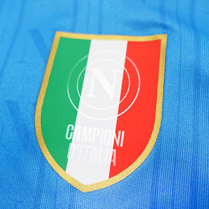 ○SSCナポリ 25-26 ホーム半袖 ユニフォーム No.8 マクトミネイ+セリエ