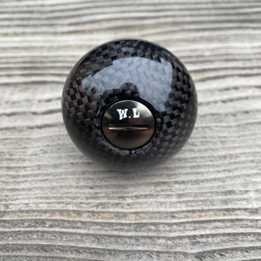WLハンドルノブ ウォーターランド カーボン ハンドルノブ ラウンド型