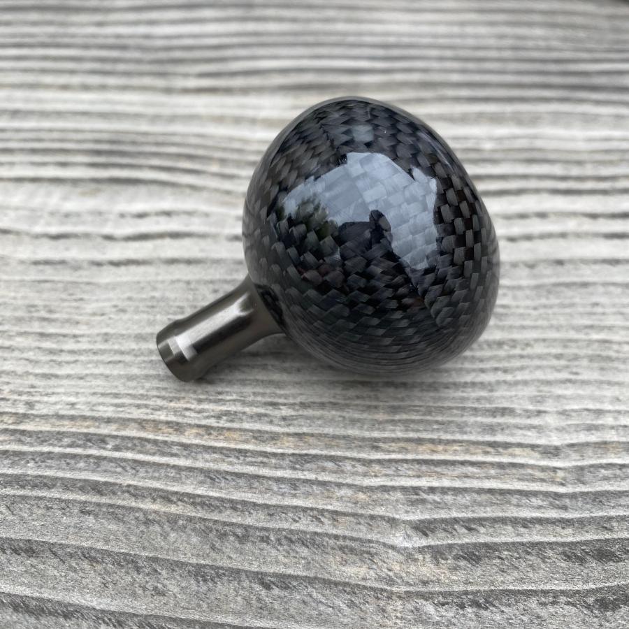 WLハンドルノブ ウォーターランド カーボン ハンドルノブ ラウンド型