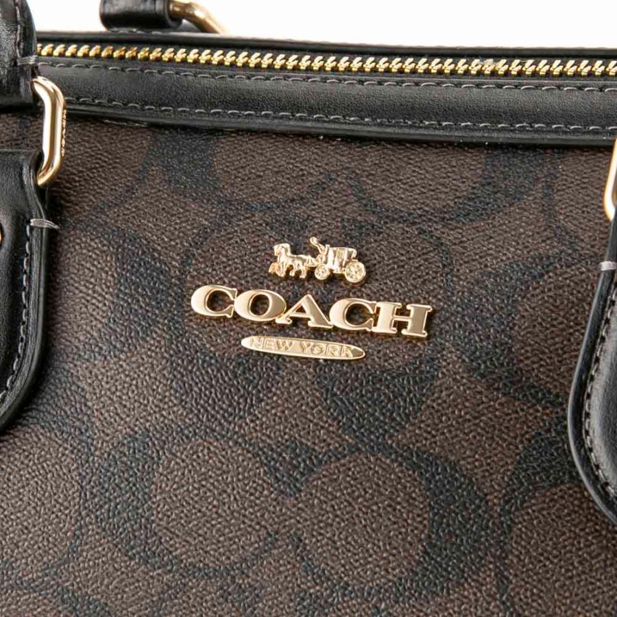 COACH（コーチ） ボストンバッグ PVC シグネチャー ローワン