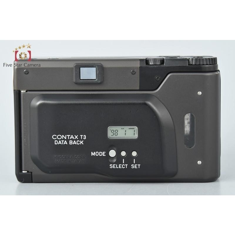 中古】CONTAX コンタックス T3 チタンブラック シングルティース