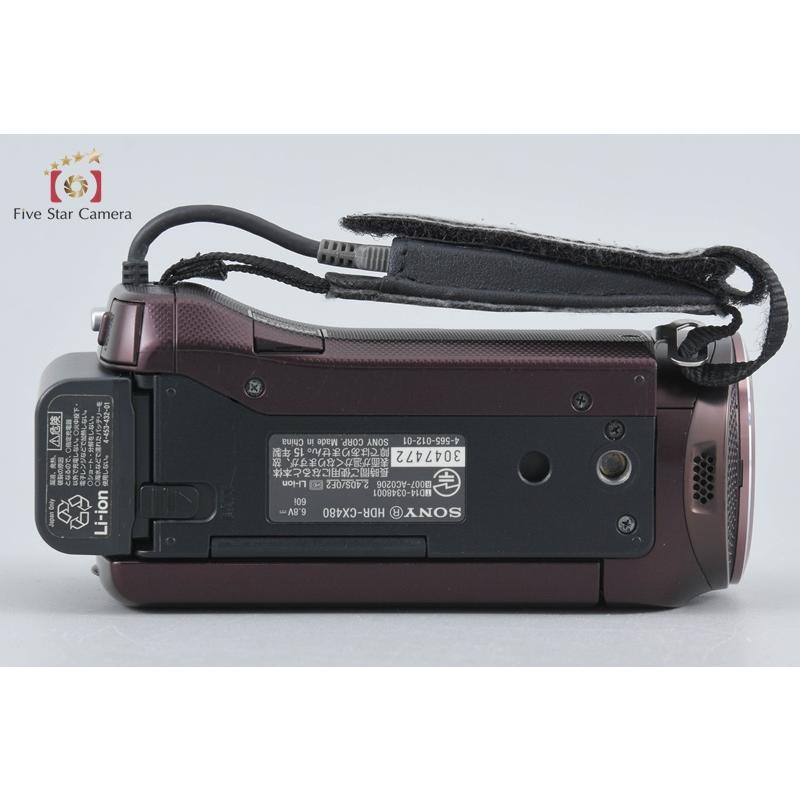 SONY（ソニー） 【中古】SONY HANDYCAM HDR-CX480 ボルドーブラウン