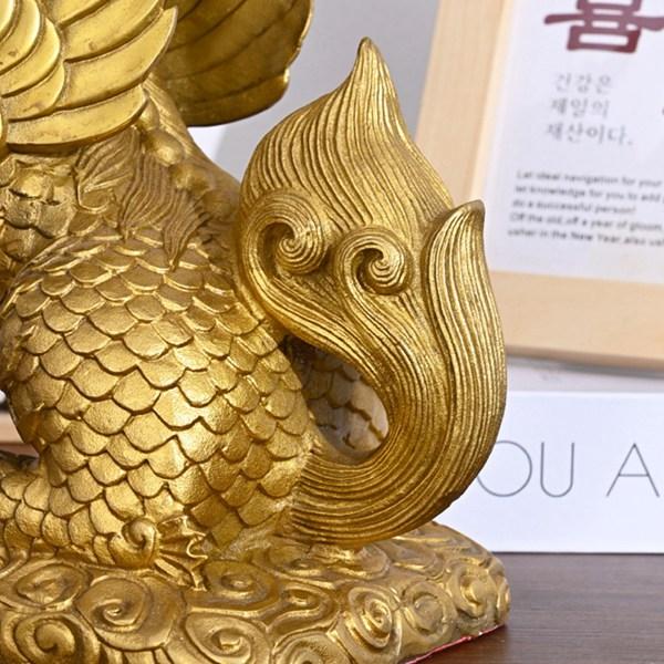 麒麟 キリン 霊獣 真鍮 銅製 元寶 福を招く 風水 グッズ インテリア