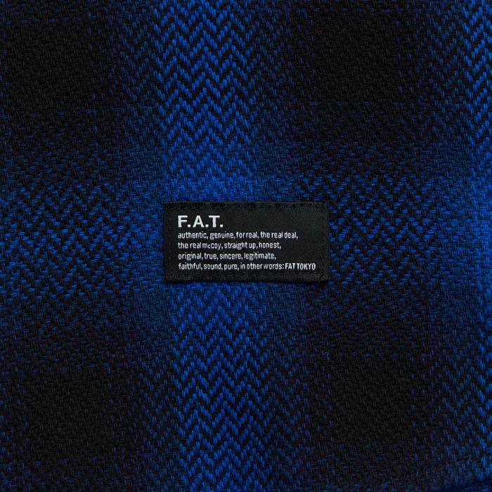 FAT エフエーティー シャツ SHADOWBONE F32310-SH04 ネルシャツ メンズ