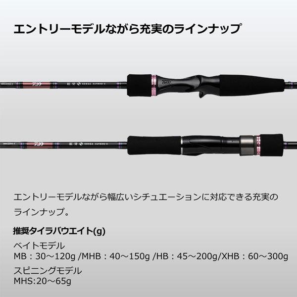 DAIWA（ダイワ） 22 紅牙X 69MB-S (ベイト・スパイラルガイド) 大型便A
