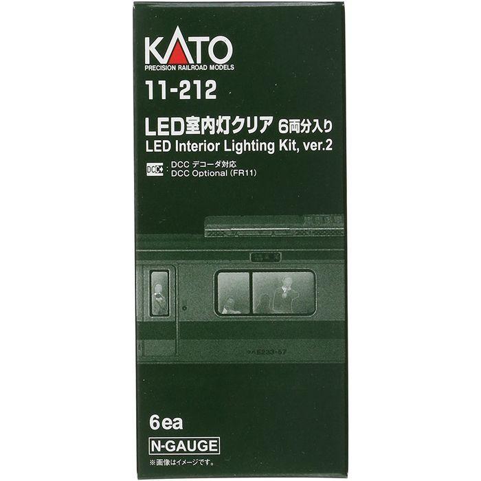 Nゲージ LED室内灯クリア 6両分入 鉄道模型 オプション カトー KATO 11
