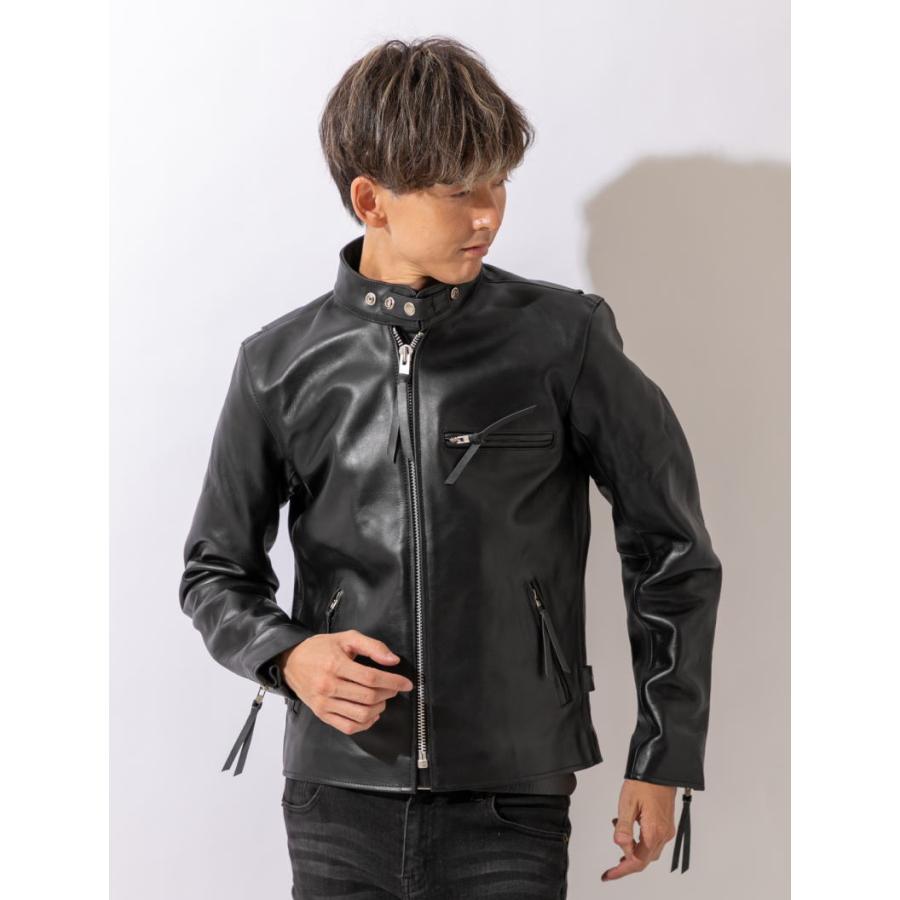 フリーダムレザー 革ジャン レザージャケット メンズ 本革 シングル